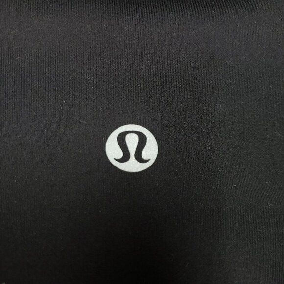 Lululemon Forget The Sweat Tight Womens 2 Black 25" Mesh Everlux LW5BZWS - Picture 10 of 10